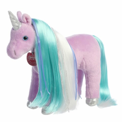 Aurora Medium Purple Breyer Mane Event 12 inch Twilight Unicorn Exquisite Stuffed Animal One Size Foods Co