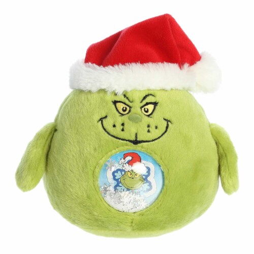 Aurora Small Green Dr. Seuss Shaker 7.5 inches Grinch Whimsical Stuffed ...