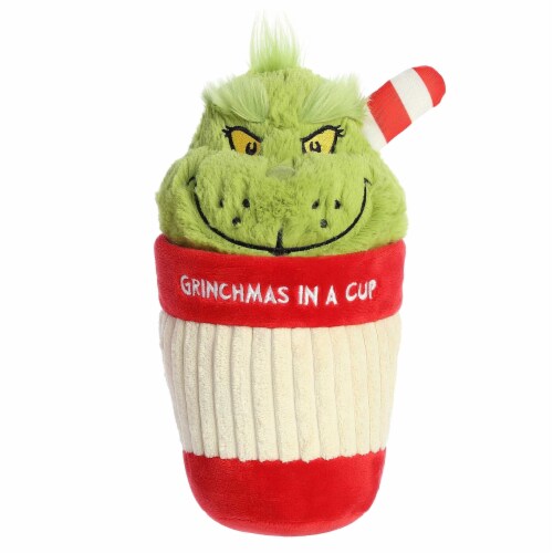Aurora Small Multicolor Dr. Seuss 9 inch Grinchmas Cup Festive Stuffed ...