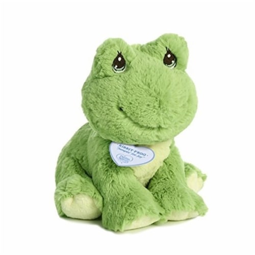 Ribbit Frog 8.5 inch - Stuffed Animal by Precious Moments (15750) Perspective: front