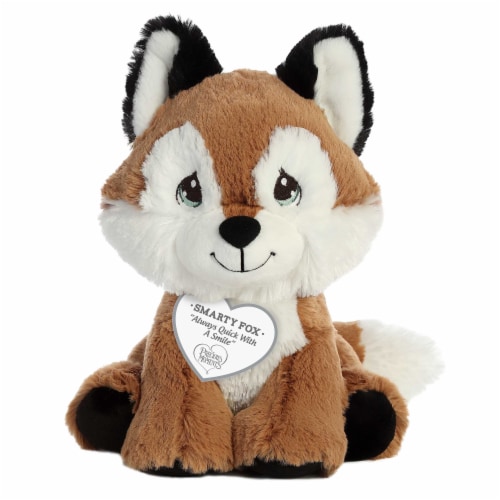 Aurora World Precious Moments Plush Toy, Smarty Fox Perspective: front