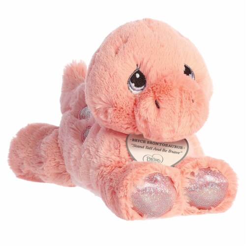 Aurora Small Pink Precious Moments 8.5 inch Bryce Brontosaururs Adorable Stuffed Animal, One ...