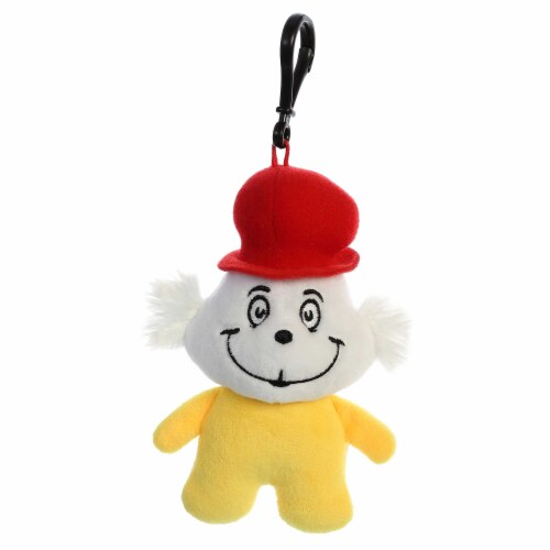 Aurora Mini Yellow Dr. Seuss 5 inch Sam I Am Keychain Whimsical Stuffed ...