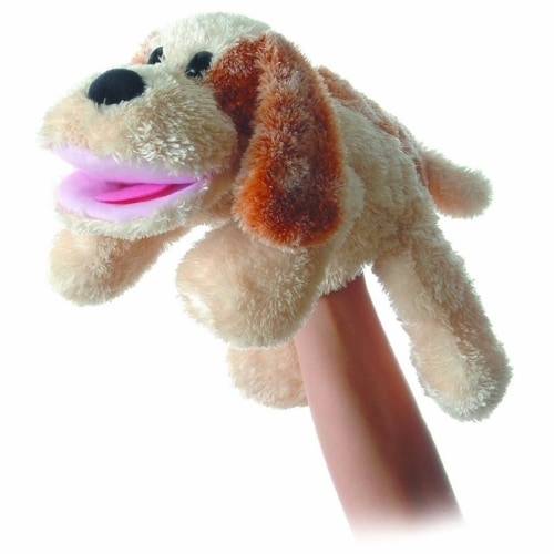 Scruff the Dog Body 14" Plush Puppet by Aurora - 16562 Perspective: front