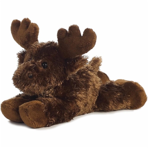 Aurora Plush Maxamoose Moose Mini Flopsie 8" Perspective: front