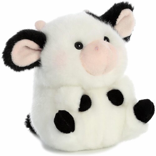 Aurora World Rolly Pet Daisy Cow Plush Perspective: front