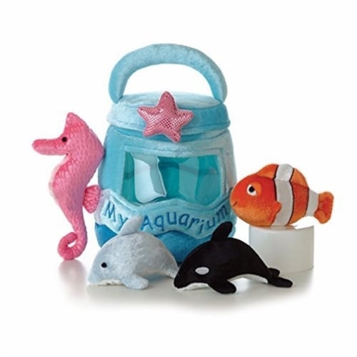 Aurora Plush Baby 6 My Aquarium Carrier with Sound, 1 - Kroger