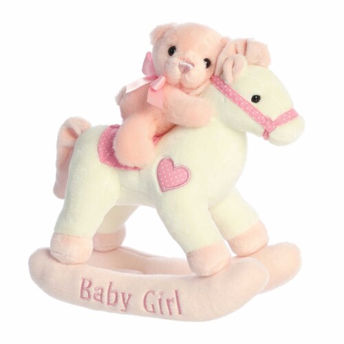 ebba Medium Pink Musicals! 12inch Baby Girl Rocking Horse Melodious ...