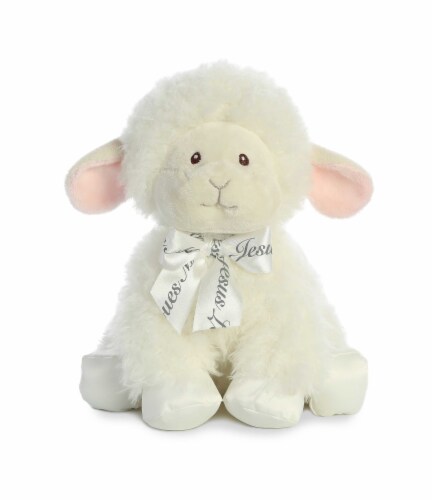 ebba Medium White Blessing Lamb Musicals! 12inch Blessings Lamb Playful ...
