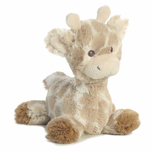 ebba Small Brown Loppy Giraffe 7.5 Rattle Snuggly Baby Stuffed Animal ...
