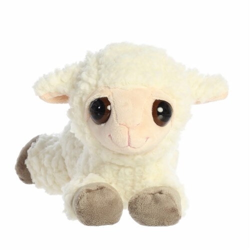 Aurora Medium White Dreamy Eyes 10 inch Lea Lamb Enchanting Stuffed Animal, One Size - Pick ‘n Save