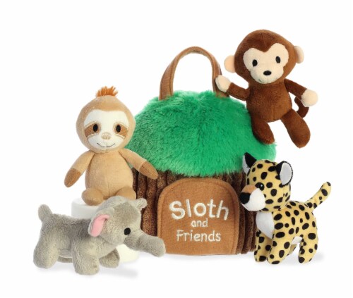 ebba Small Multicolor Baby Talk 6 inch Sloth And Friends Engaging Baby ...