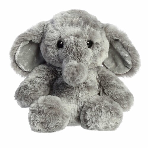 ebba Small Gray Emery Elephant 9.5 Emery Playful Baby Stuffed Animal, 1 ...