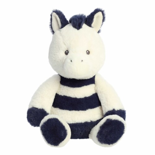 ebba Large White Contemporary Jungle 13 Zipz Zebra Vibrant Baby Stuffed ...