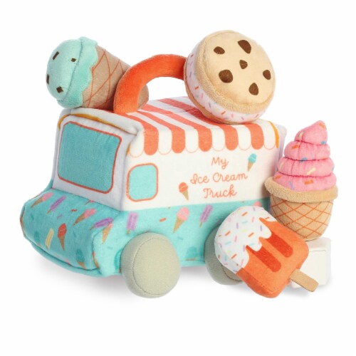 ebba Small Blue Baby Talk 7inches My Ice Cream Truck Engaging Baby Stuffed Animal, One Size - Kroger