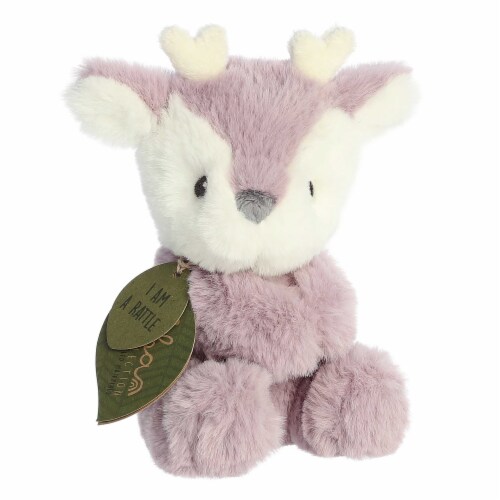 ebba Small Purple Eco ebba 6 inch Fawn Rattle Eco-Friendly Baby Stuffed ...