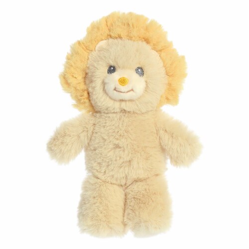 ebba Small Brown Cuddlers Rattle 6.5 inch Leo Lion Playful Baby Stuffed ...