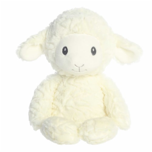 ebba Large White Huggy Collection 13 inch Leah Lamb Adorable Baby Stuffed Animal, One Size - Kroger