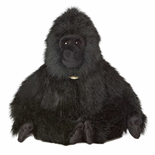 Aurora Large Black Miyoni 16 inch Gorilla Realistic Stuffed Animal, One ...