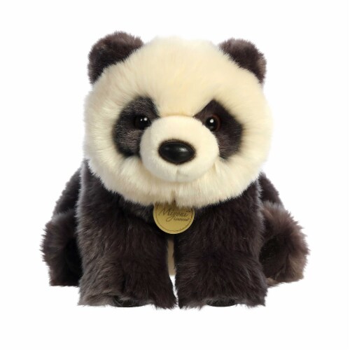 Aurora Medium Black Miyoni 12 inch Panda Realistic Stuffed Animal, One ...