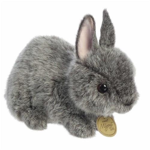 Aurora Small Grey Miyoni 7.5 inch Netherland Dwarf Bunny Realistic Stuffed Animal One Size Fry s Food Stores