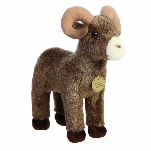 Aurora Medium Brown Miyoni 11 inch Bighorn Sheep Realistic Stuffed Animal, One Size - Kroger