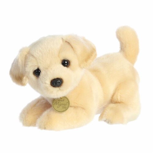 Aurora Small Brown Miyoni Tots 9 inch Yellow Lab Pup Adorable Stuffed ...