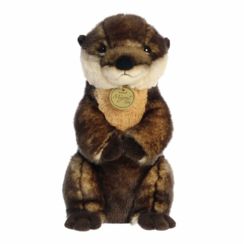 Aurora Medium Brown Miyoni Tots Sitting Pretty 10 inch River Otter ...