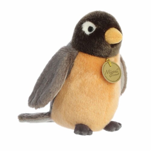 Aurora Small Black Miyoni 6.5 inch Robin Realistic Stuffed Animal, One Size - Kroger