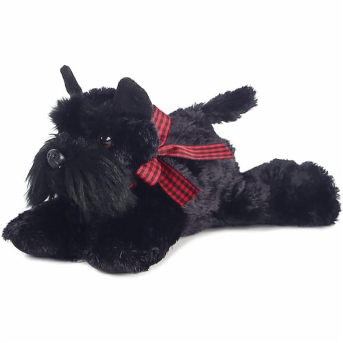 Scotty The Scottie Flopsie 8" Plush by Aurora - 30361 Perspective: front