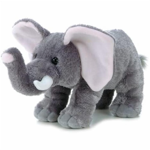 Peanut Elephant Flopsie - 12" Perspective: front