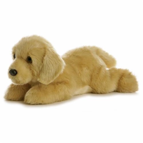 Aurora World 12" Flopsie Plush Goldie the Labrador Dog Perspective: front