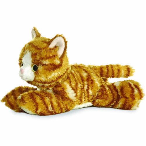 brown tabby cat plush