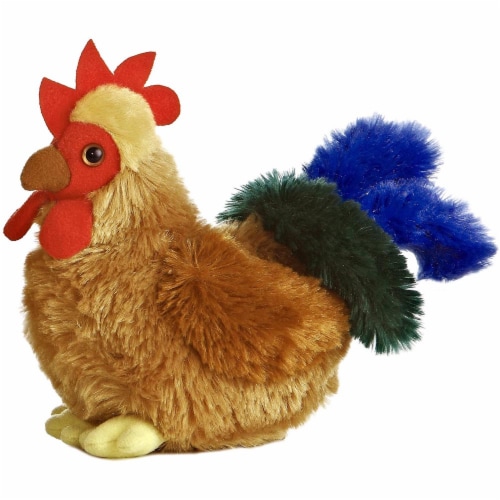 Aurora World 6" Mini Flopsie Plush Cocky the Rooster Perspective: front