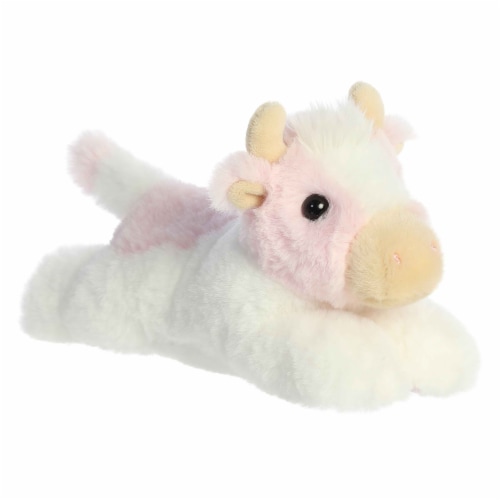 Aurora Pink Mini Flopsie 8 inch Sadie Strawberry Cow Adorable Stuffed ...