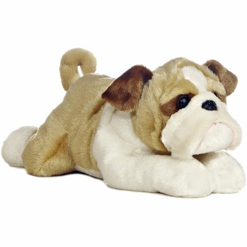 Aurora Plush 12" Wills the Bulldog Flopsie Perspective: front