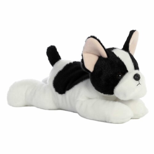 Aurora Medium White Flopsie 12 inch French Bulldog Pup Adorable Stuffed ...