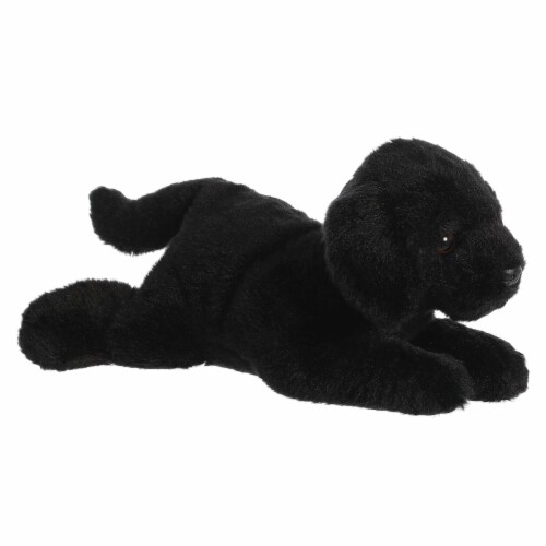 Aurora Medium Black Flopsie 12 inch Black Labrador Adorable Stuffed ...