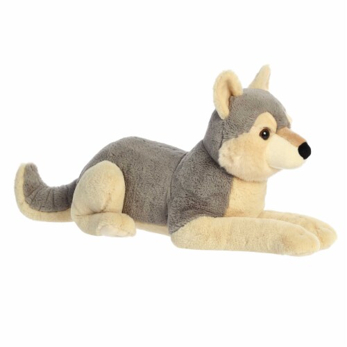 Aurora Large Gray Super Flopsie 25 inch Wolf Adorable Stuffed Animal One Size King Soopers