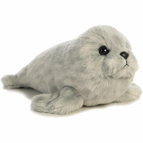 Harbor Seal Mini Flopsie 8" by Aurora Perspective: front