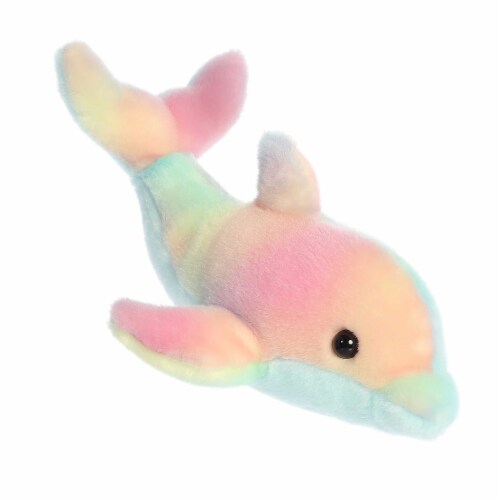 Aurora Small Rainbow Mini Flopsie 8 inch Rainbow Dolphin Adorable Stuffed Animal, One Size - Kroger