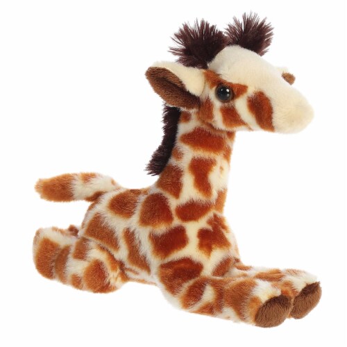 Aurora Small Brown Mini Flopsie 8 inch Giraffe Calf Adorable Stuffed ...