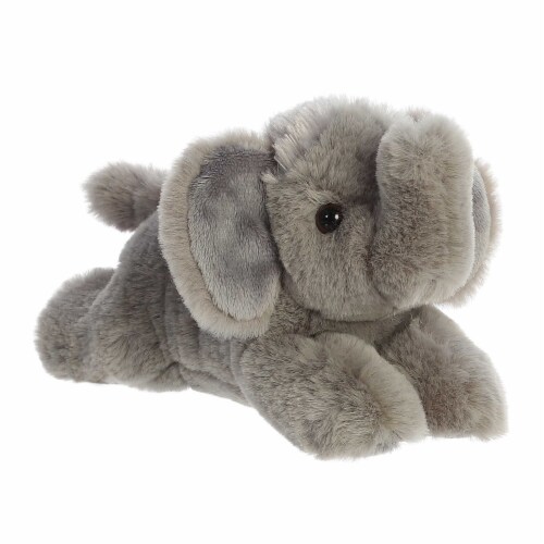 Aurora Small Grey Mini Flopsie 8 inch Elephant Calf Adorable Stuffed ...