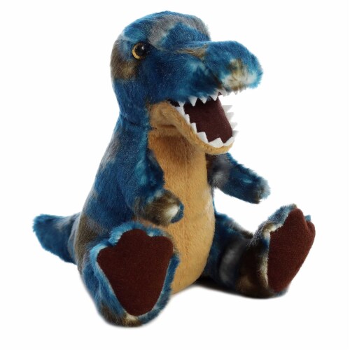 Aurora Small Blue Dinos & Dragons 8.5 inch T-rex Ferocious Stuffed ...