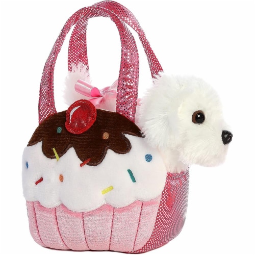 aurora world fancy pals plush princess kitten purse pet carrier