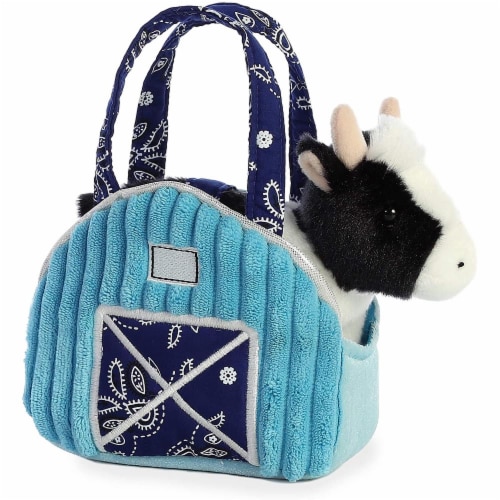 Aurora 7 Aqua Blue Barn Pet Carrier Plush Toy Fancy Pals Cow 1 City Market