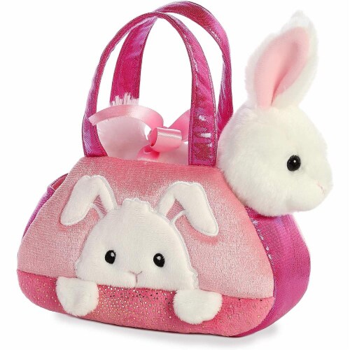 aurora world fancy pals plush princess kitten purse pet carrier