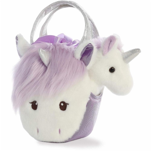 Aurora World Inc. 7" Heather Unicorn Fancy Pal Perspective: front