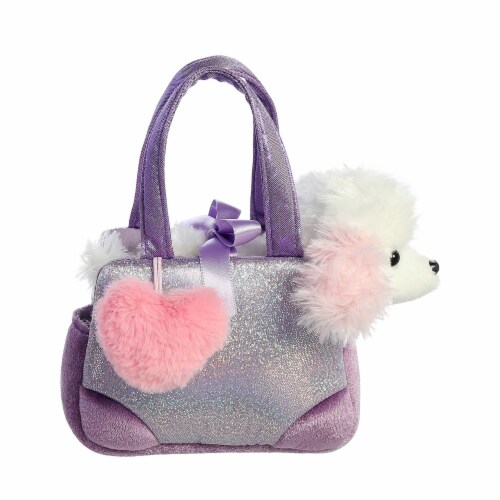 Aurora Small Purple Fancy Pals 6 inch Trendy Sparkle Purple Fashionable Stuffed Animal, One Size ...