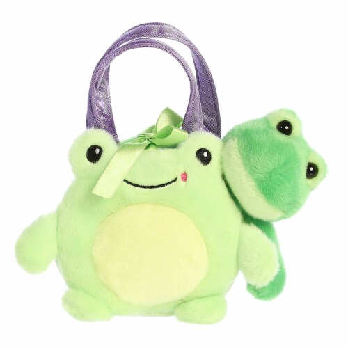 Aurora Small Green Fancy Pals 8 inches Frog Fashionable Stuffed Animal ...